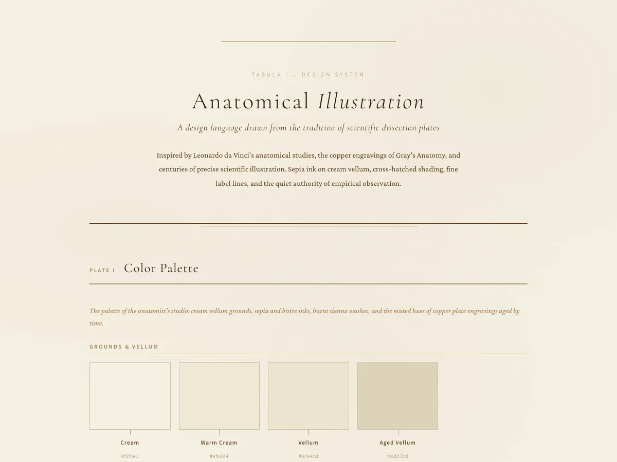 Anatomical Illustration style preview