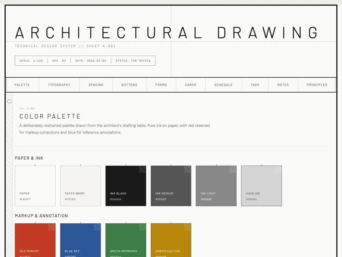 Architectural style preview