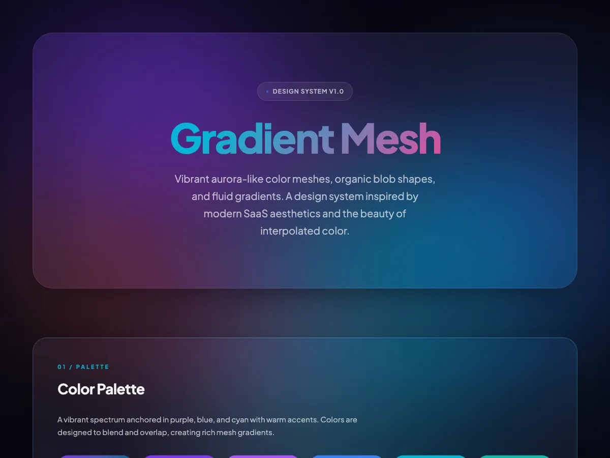 Gradient Mesh style preview