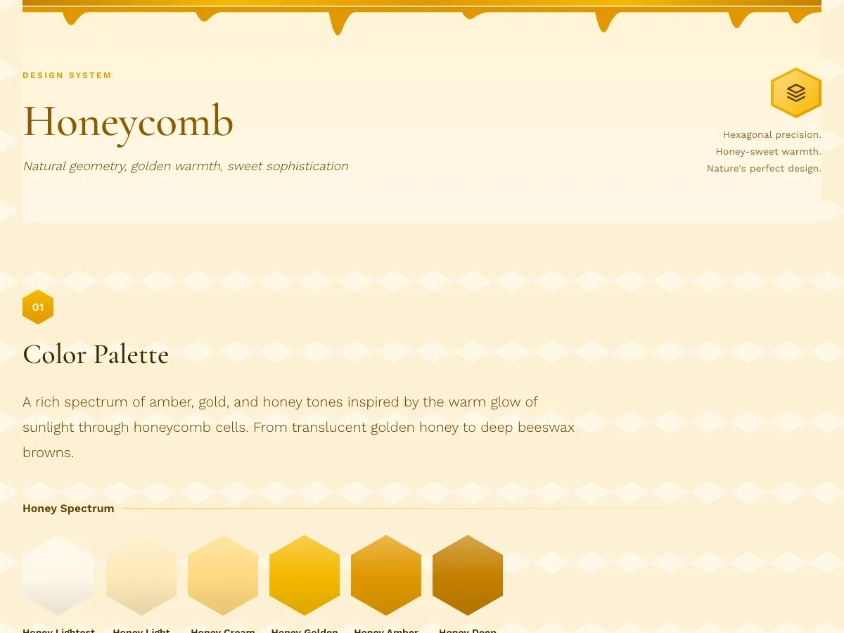 Honeycomb style preview