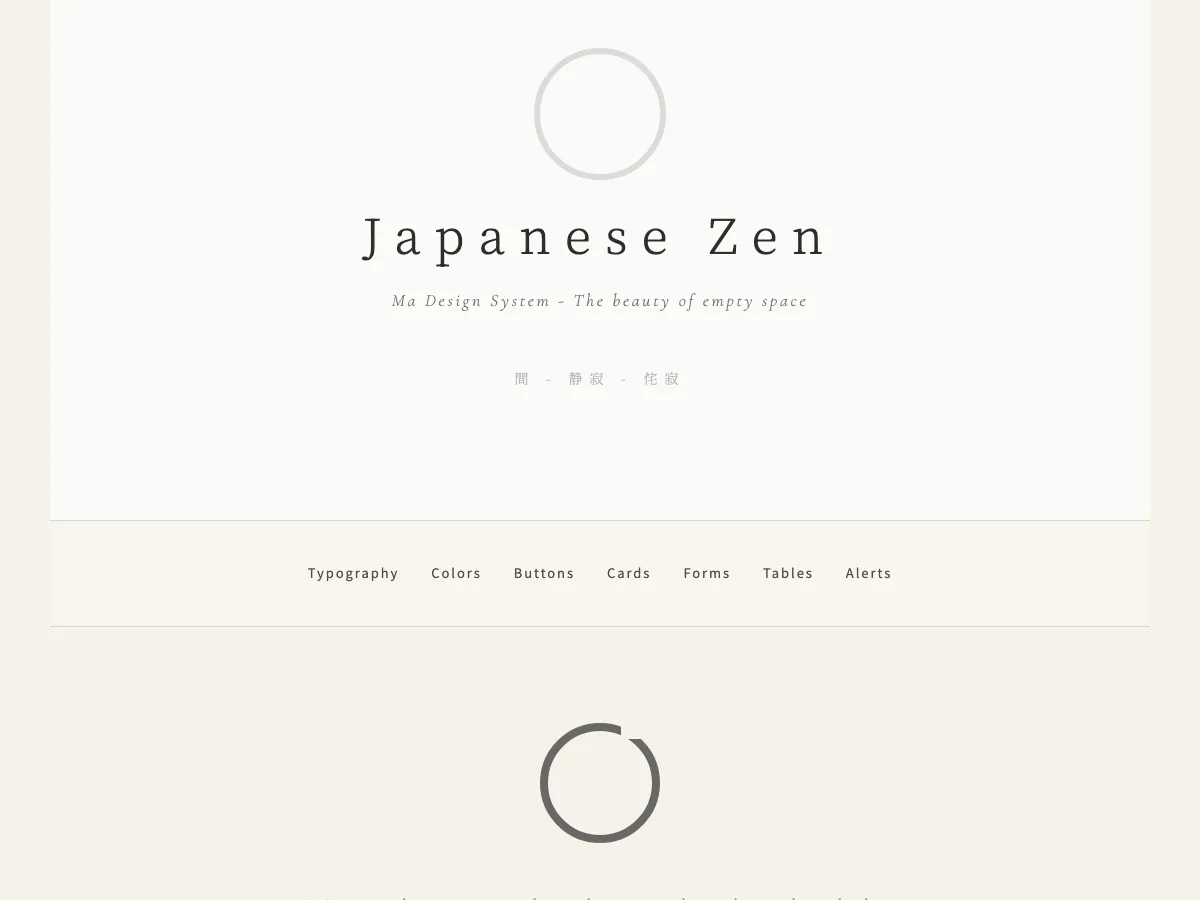 Japanese Zen style preview