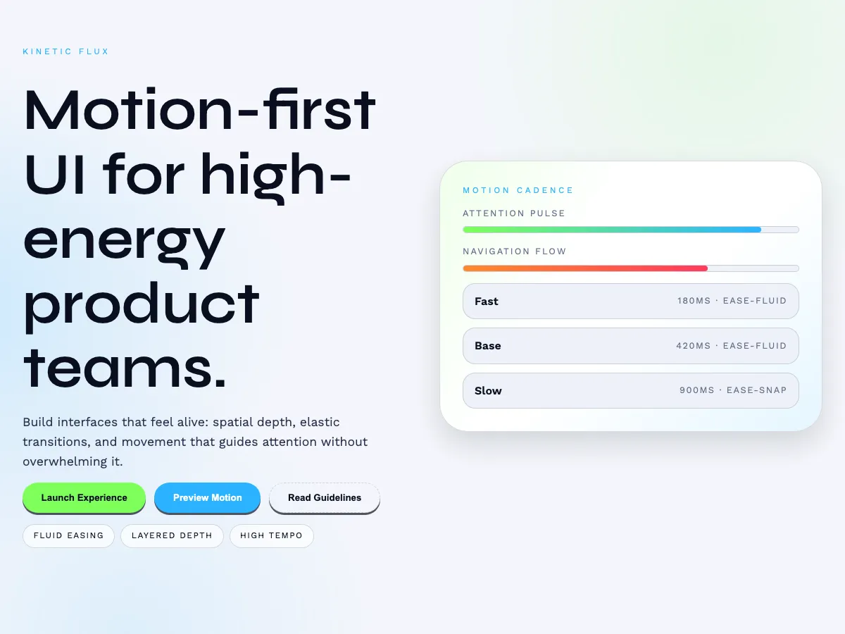 Kinetic style preview