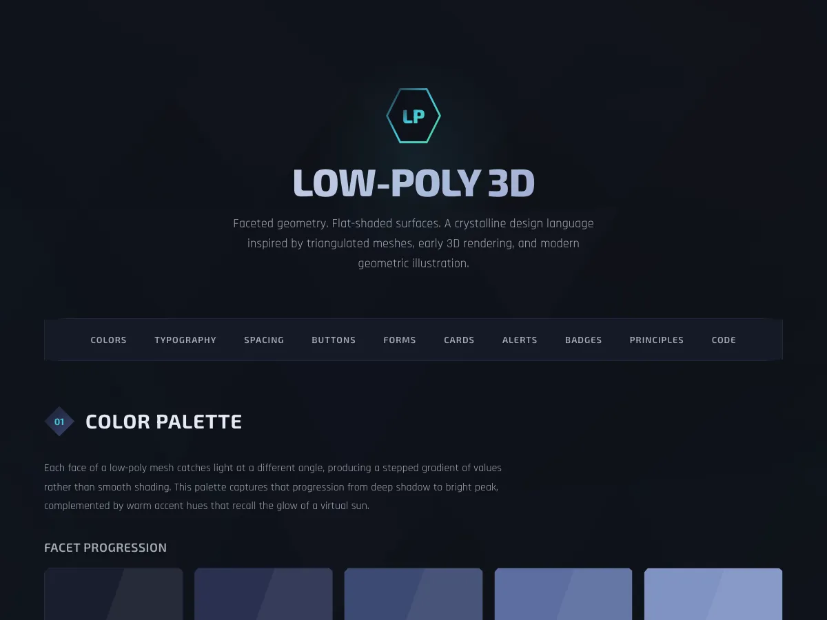 Low Poly style preview